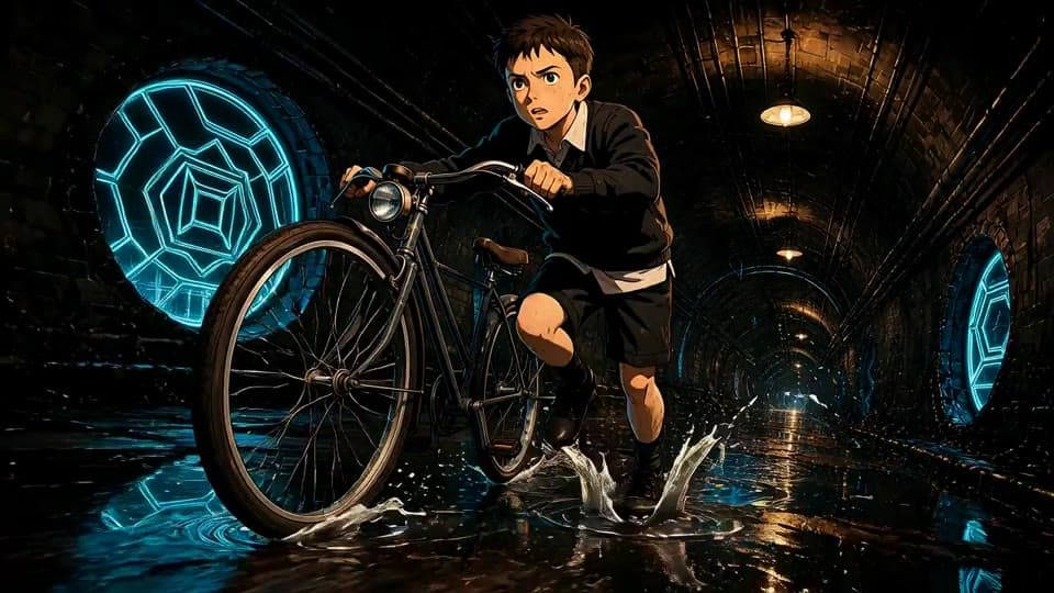 Animowany kadr z generatywnego filmu